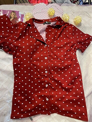 s Beden Eliz Puanlı pijama takımı