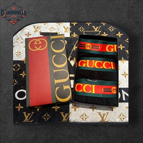 GUCCI 3 LÜ KUTULU PREMİUM BOXER