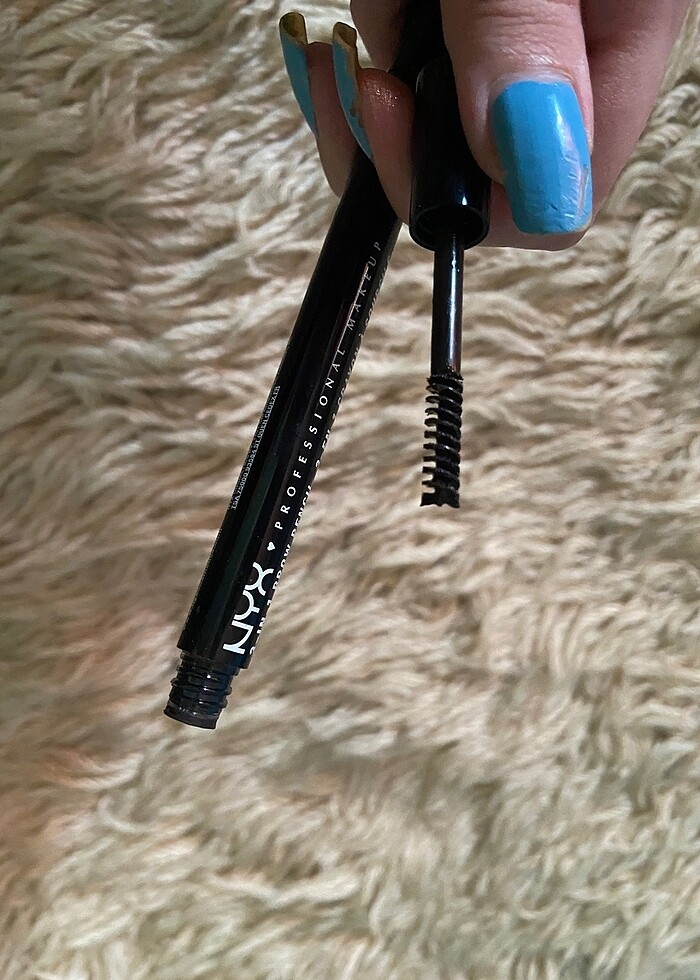 Nyx kaş kalemi çift taraflı siyah - Görsel 3