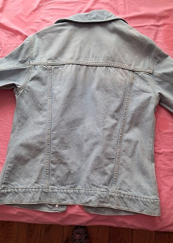 Açık mavi Kadın Denim Ceket Düğmeli