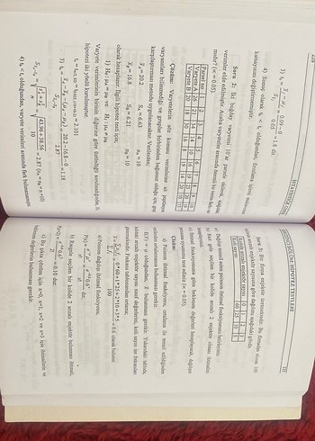 İstatistiğe Giriş - Uygulamalı Temel Bilgiler Çözümlü Sorular - Görsel 6