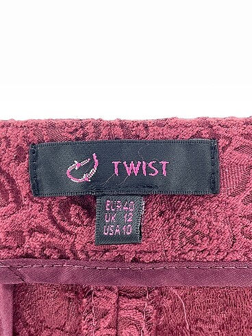 40 Beden bordo Renk Twist Düz Kesim %70 İndirimli.