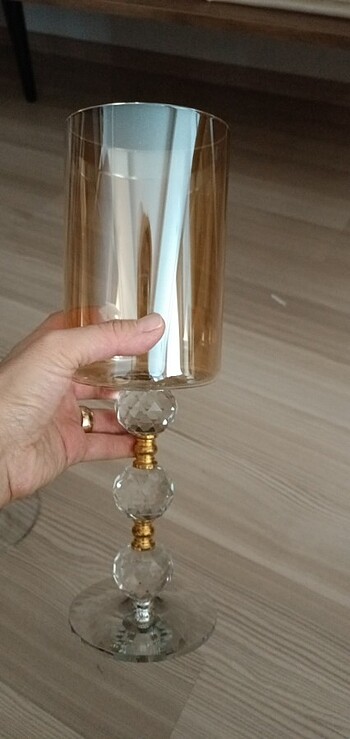 3'lu kristal şamdan  - Görsel 5