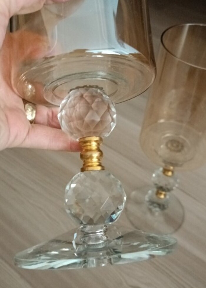 3'lu kristal şamdan  - Görsel 3