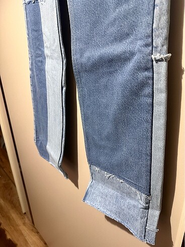 36 Beden mavi Renk Wide leg jean/ yüksek bel uzun kot pantolon