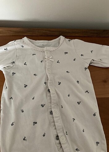 3 Ay Beden çeşitli Renk 3lü Pamuklu Tulum Pijama