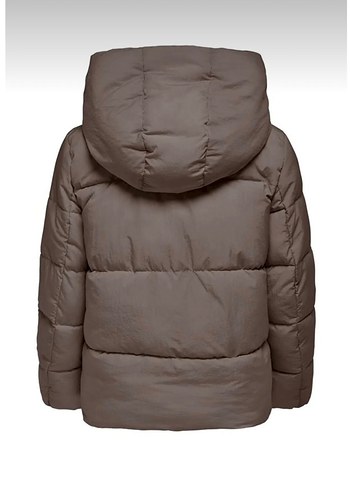 Only Only Vizon Renk İç Fermuarlı Şişme Mont