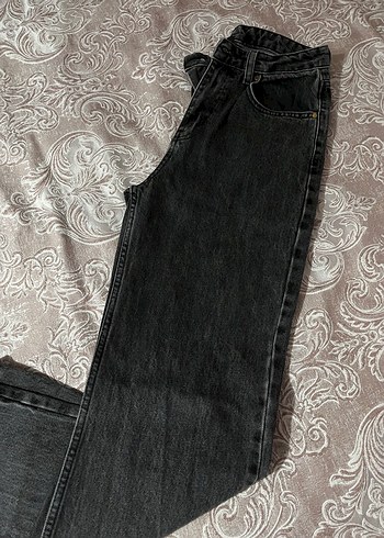 36 Beden Trendyolmilla Siyah Straight Kesim Kadın Kot Pantolon