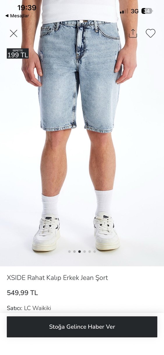 Lc waikiki Kot şort 42 beden - Görsel 3