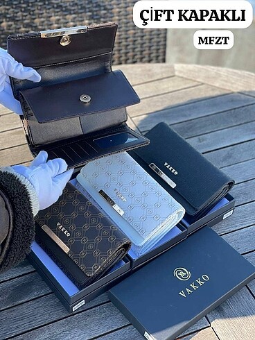 VAKKO ÇİFT KAPAKLI NEW CÜZDAN KUTULU