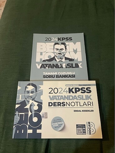 Benim hocam vatandaşlık KPSS 2024 ders notu ve soru bankası set