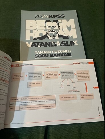  Benim hocam vatandaşlık KPSS 2024 ders notu ve soru bankası set