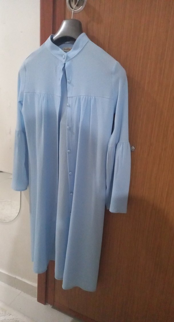 Bebe mavisi gömlek tunik — görsel 4/5