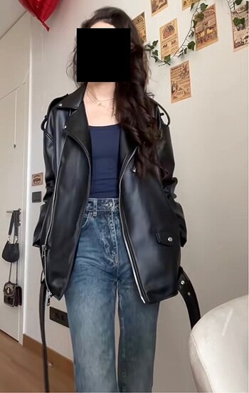 Zara zara deri ceket