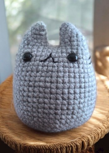 amigurumi Chibi Totoro anahtarlık veya charm - Görsel 4
