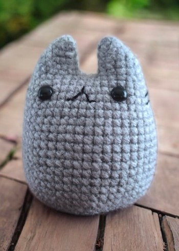 amigurumi Chibi Totoro anahtarlık veya charm - Görsel 3