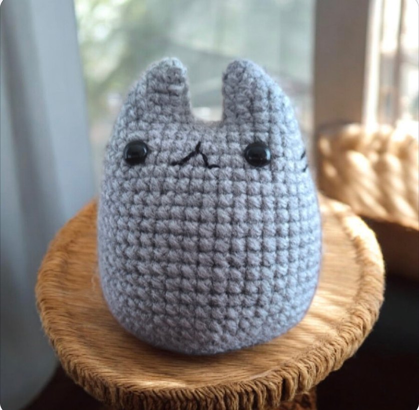amigurumi Chibi Totoro anahtarlık veya charm - Görsel 4