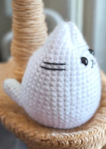 amigurumi mini totoro anahtarlık veya charm - Görsel 3