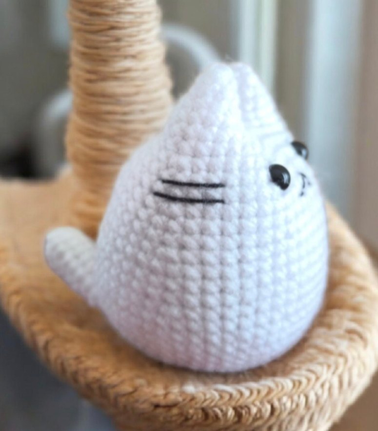 amigurumi mini totoro anahtarlık veya charm - Görsel 3