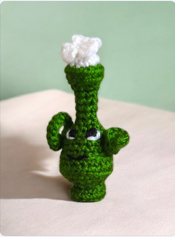 amigurumi örgü uzaylı oyuncak - Görsel 4