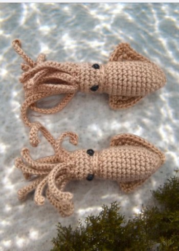 amigurumi örgü kalamar - Görsel 2