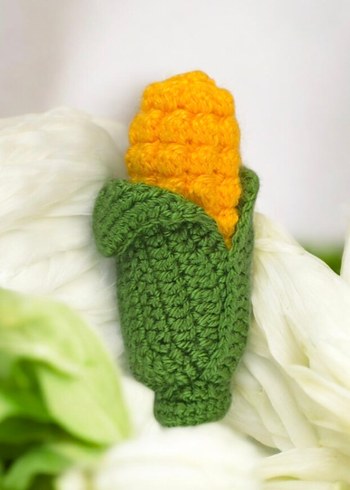 amigurumi örgü mısır oyuncak - Görsel 3