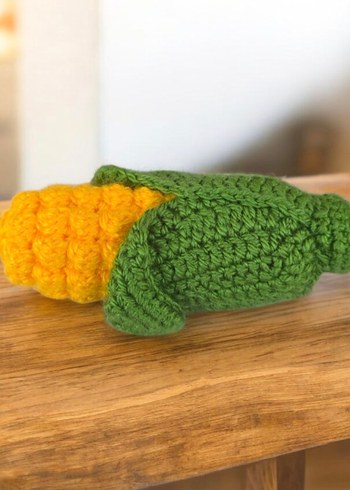amigurumi örgü mısır oyuncak - Görsel 6