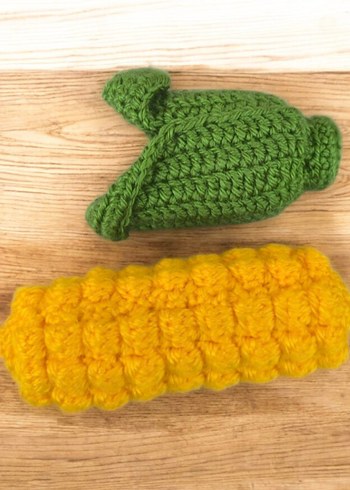 amigurumi örgü mısır oyuncak - Görsel 4