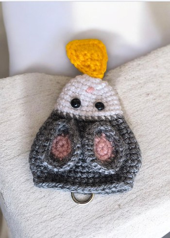 Amigurumi Fare Anahtarlık - Görsel 2