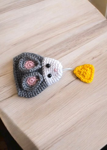 Amigurumi Fare Anahtarlık - Görsel 3