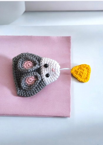 Amigurumi Fare Anahtarlık - Görsel 5