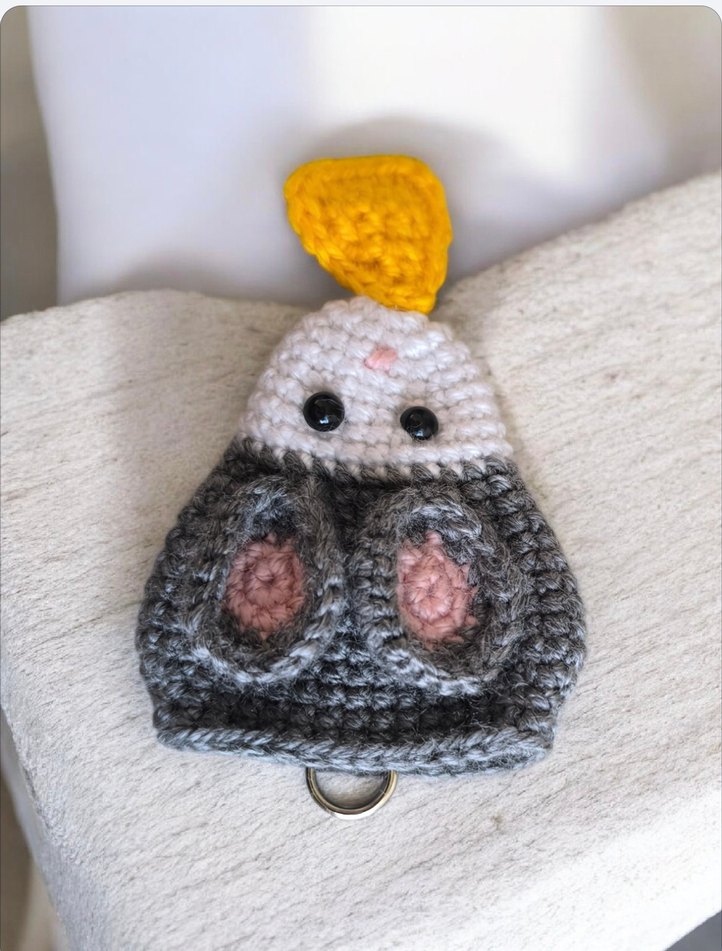 Amigurumi Fare Anahtarlık - Görsel 2