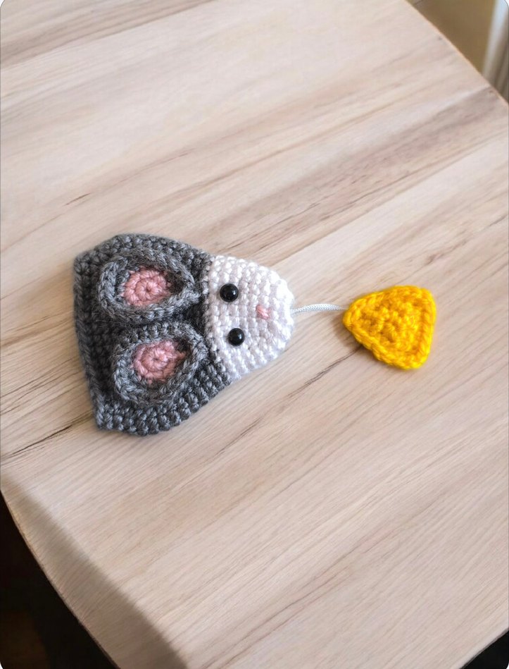 Amigurumi Fare Anahtarlık - Görsel 3