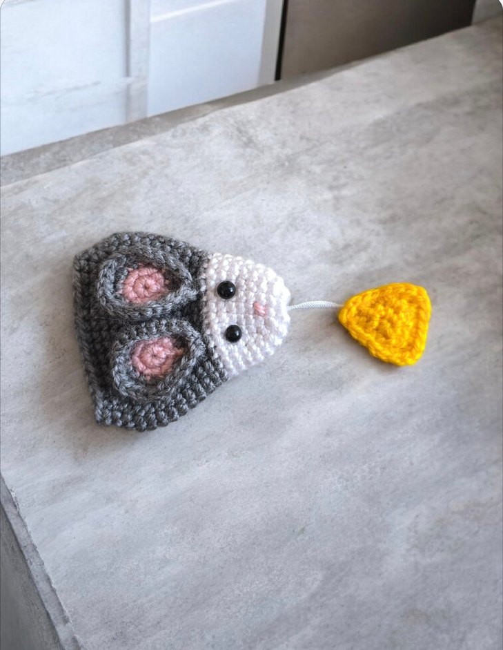 Amigurumi Fare Anahtarlık - Görsel 4
