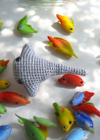 Amigurumi örgü Vatoz Oyuncak, anahtarlık veya charm - Görsel 9