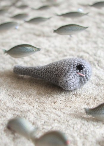 Amigurumi örgü Vatoz Oyuncak, anahtarlık veya charm - Görsel 4