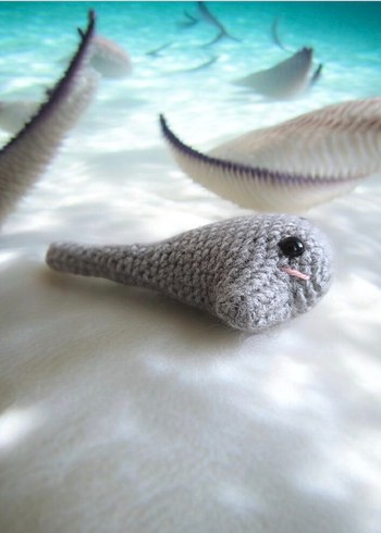 Amigurumi örgü Vatoz Oyuncak, anahtarlık veya charm - Görsel 8