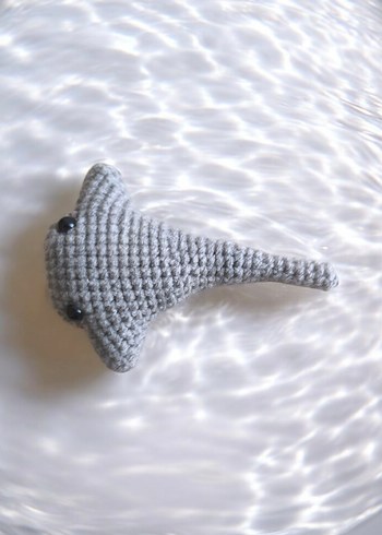 Amigurumi örgü Vatoz Oyuncak, anahtarlık veya charm - Görsel 6