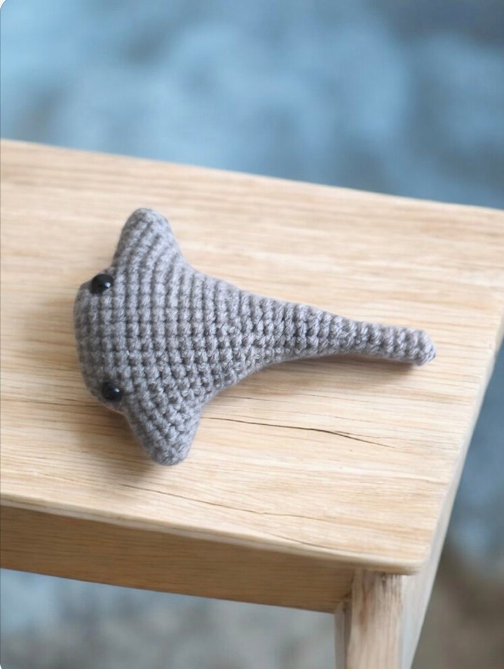 Amigurumi örgü Vatoz Oyuncak, anahtarlık veya charm - Görsel 5