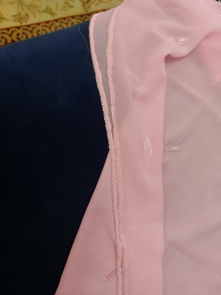 Pembe İpek Görünümlü Bohem Şal - Görsel 5