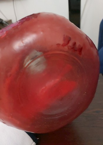 Nar görünümlü cam vazo - Görsel 5