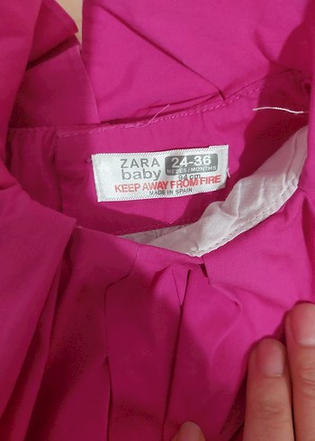 Pembe Askısız Fırfırlı Kız Elbisesi - Görsel 6