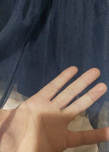 Lacivert Pilili Genç Kız Etek - Görsel 5