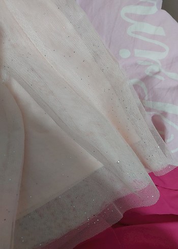 Pembe Fırfırlı Kız Çocuk Etek - Görsel 4