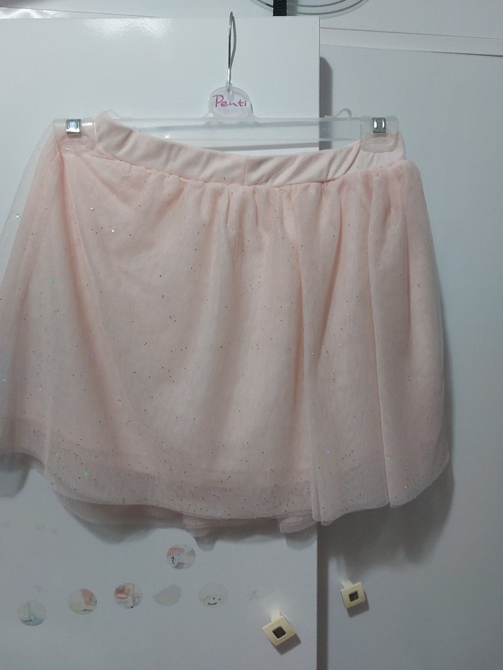 Pembe Fırfırlı Kız Çocuk Etek - Görsel 2