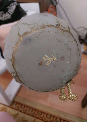 Parlak Altın Dekoratif Vazo - Görsel 6