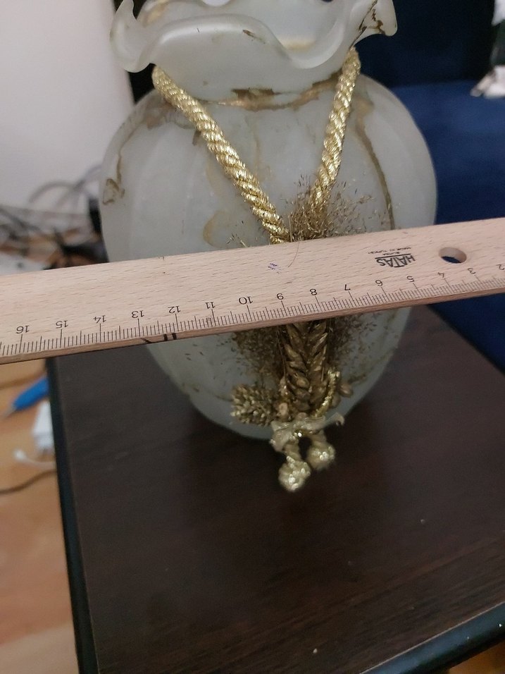 Parlak Altın Dekoratif Vazo - Görsel 4