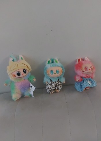 Pastel Renkli Sevimli Peluş Oyuncaklarpop mart themonstees - Görsel 2