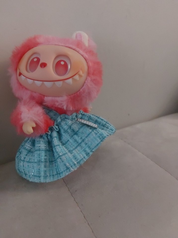 Pastel Renkli Sevimli Peluş Oyuncaklarpop mart themonstees - Görsel 5