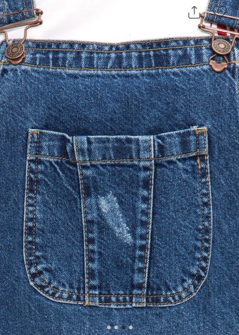 Lcw Kadın jean pantolon salopet - Görsel 4